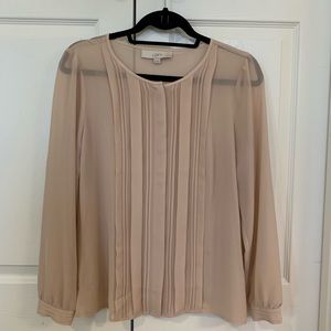 Ann Taylor LOFT sheer blouse
